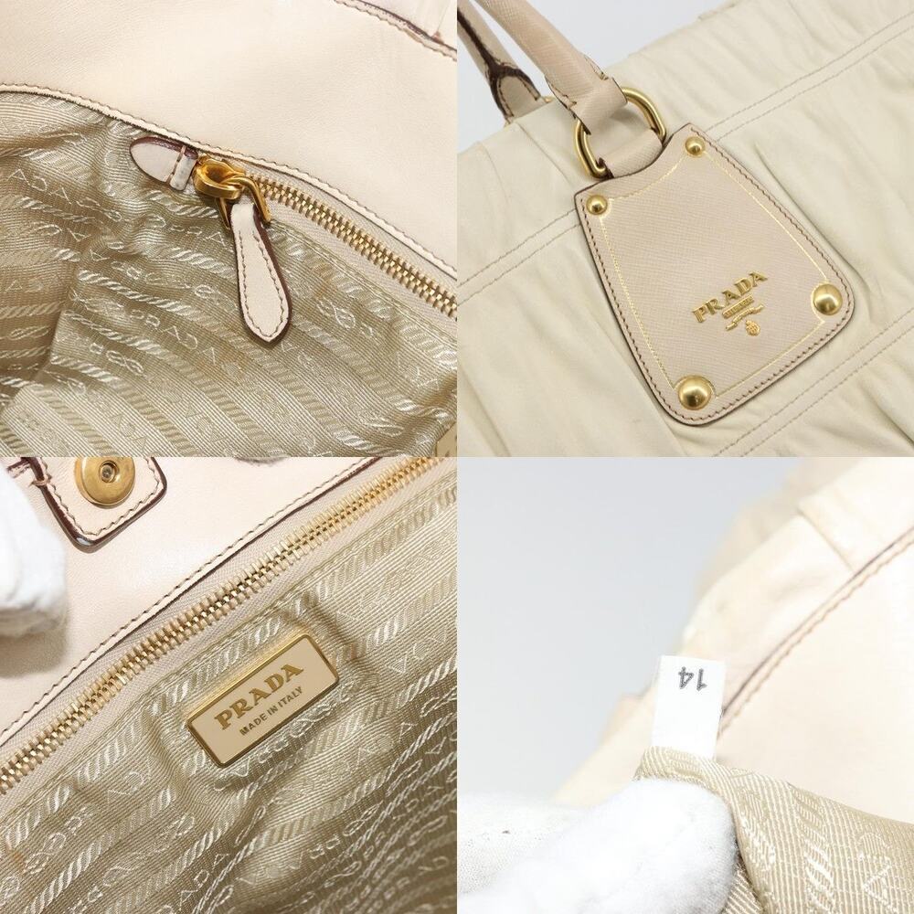 Prada Saffiano Galleria Handbag White - Picture 11 of 14